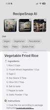 RecipeSnap AI gallery image
