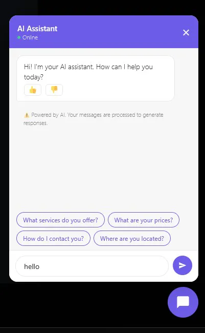 YakWP – Free WordPress AI Chatbot plugin gallery image