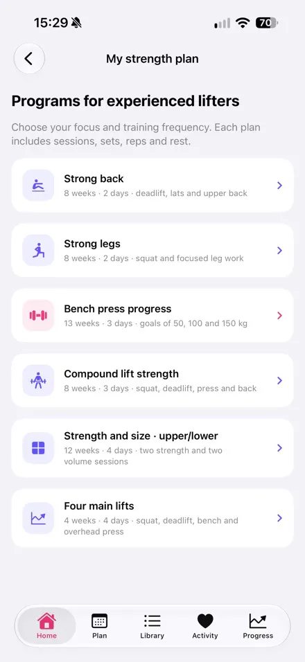 Tonus: Home Workout Plan gallery image