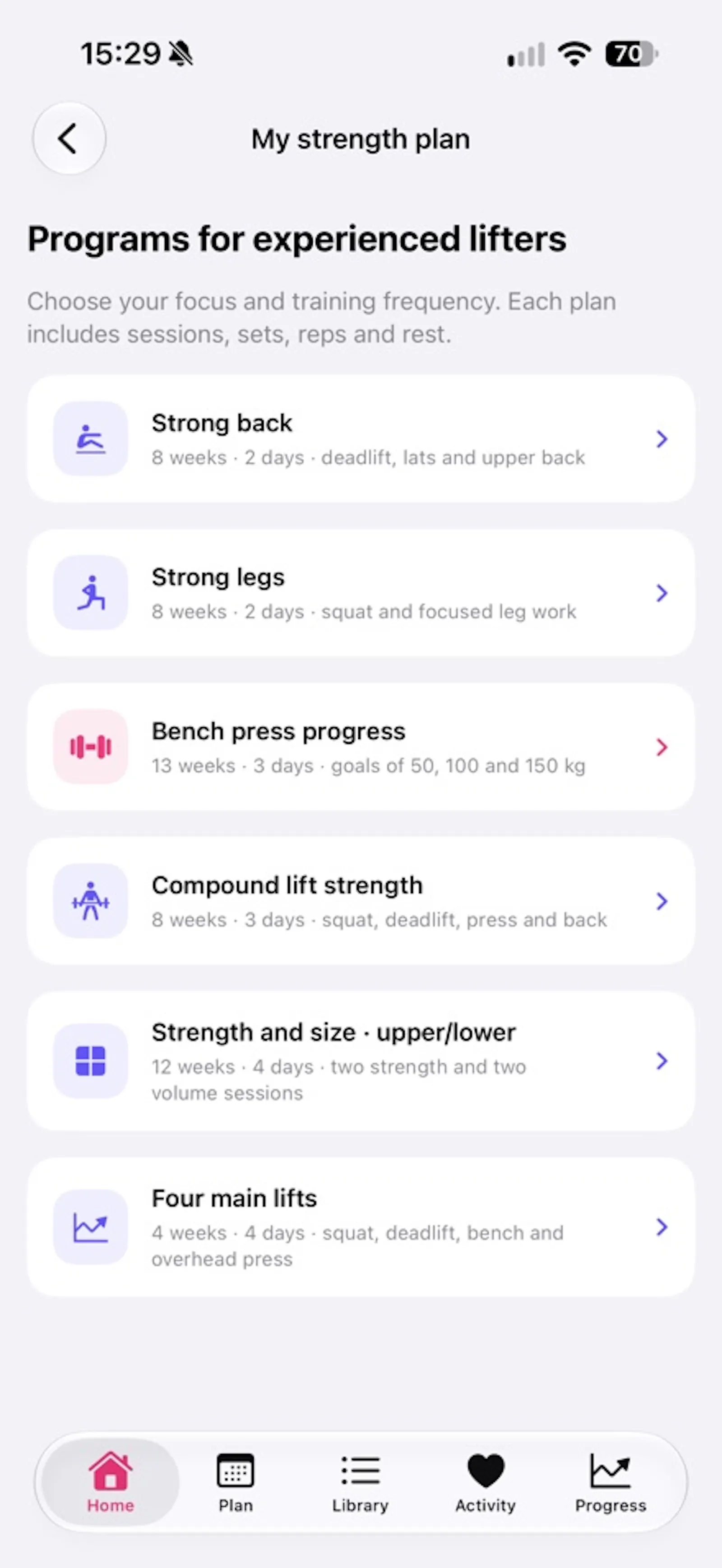 Tonus: Home Workout Plan screenshot 3