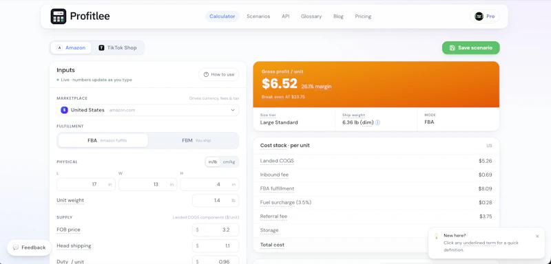 Profitlee.com screenshot 4