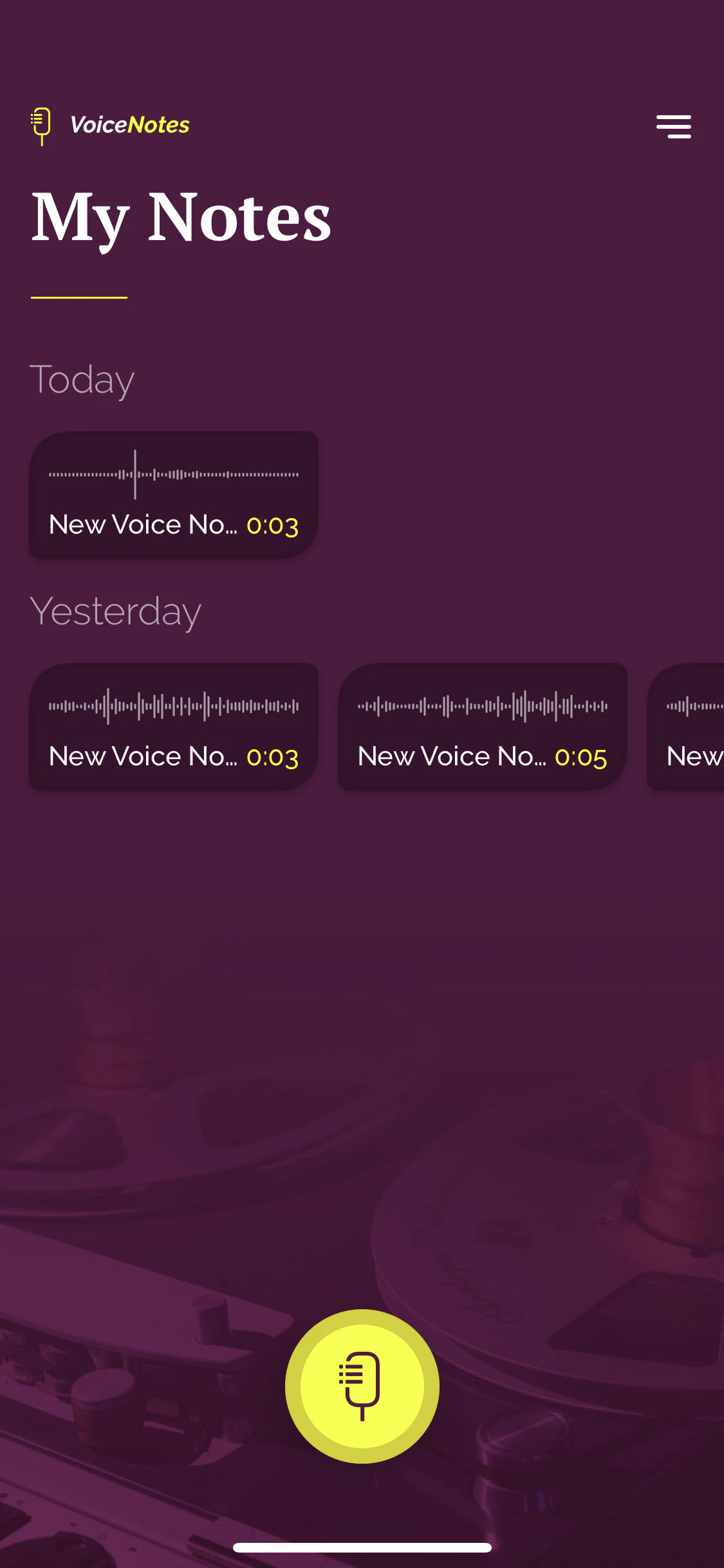 Awesome Voice Notes Image