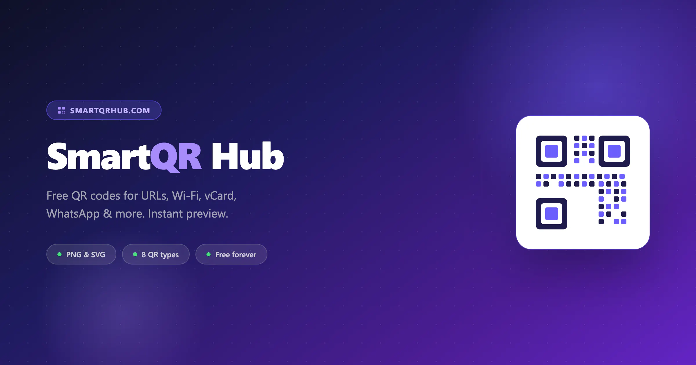 Banner del producto SmartQR Hub