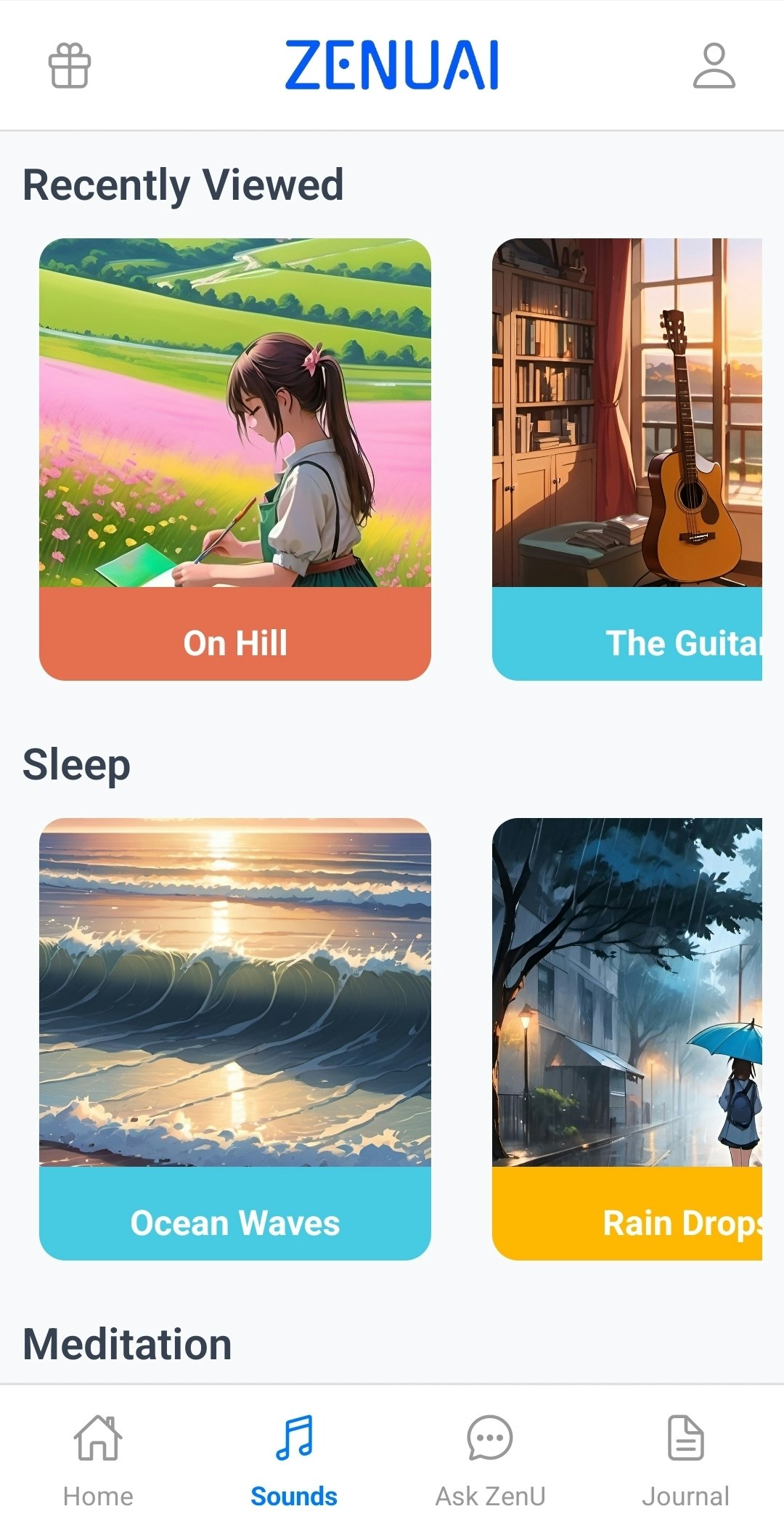 Zenuai - Relaja tu mente y rastrea tus emociones, guiada por AI media 3