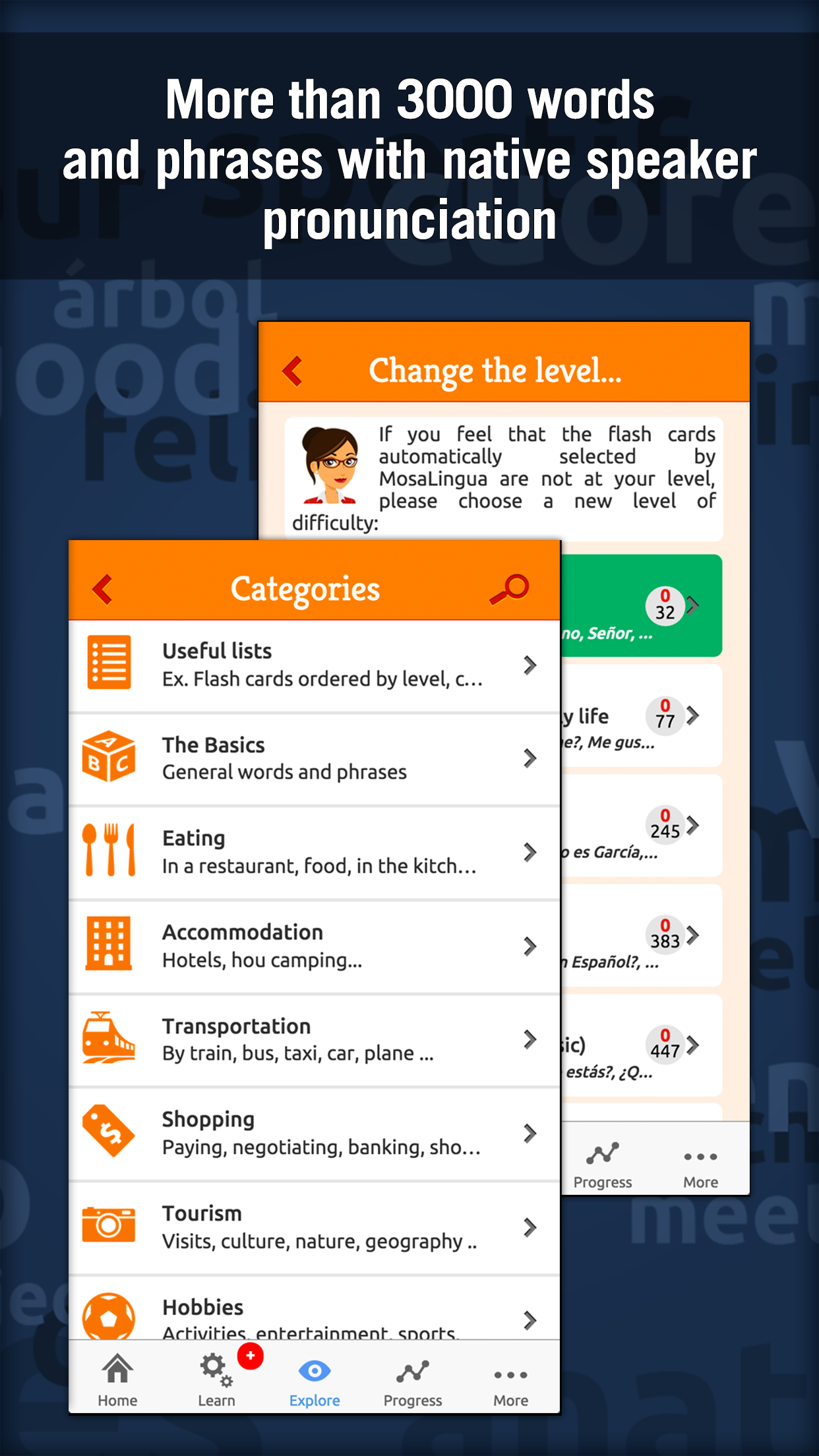 Mosalingua - Language Learning App gallery image