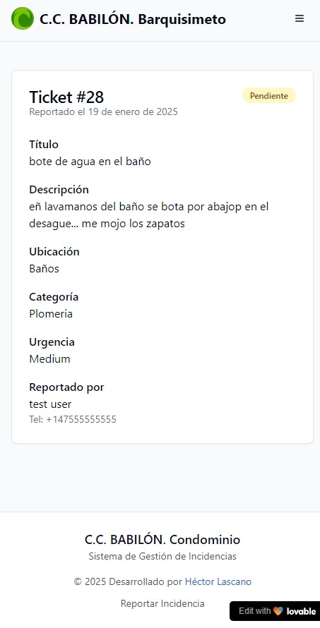 Rastreador de incidentes de Babilon - Gestiona incidencias y tareas de manera eficiente. media 2
