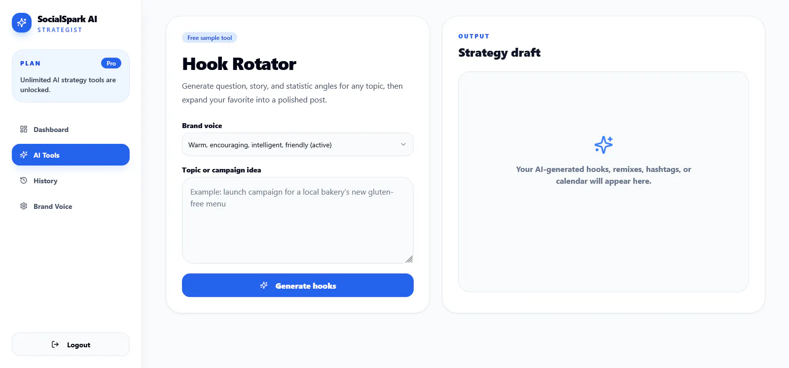 Social Spark AI gallery image