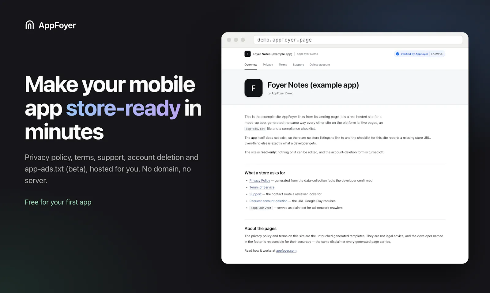 AppFoyer screenshot 2