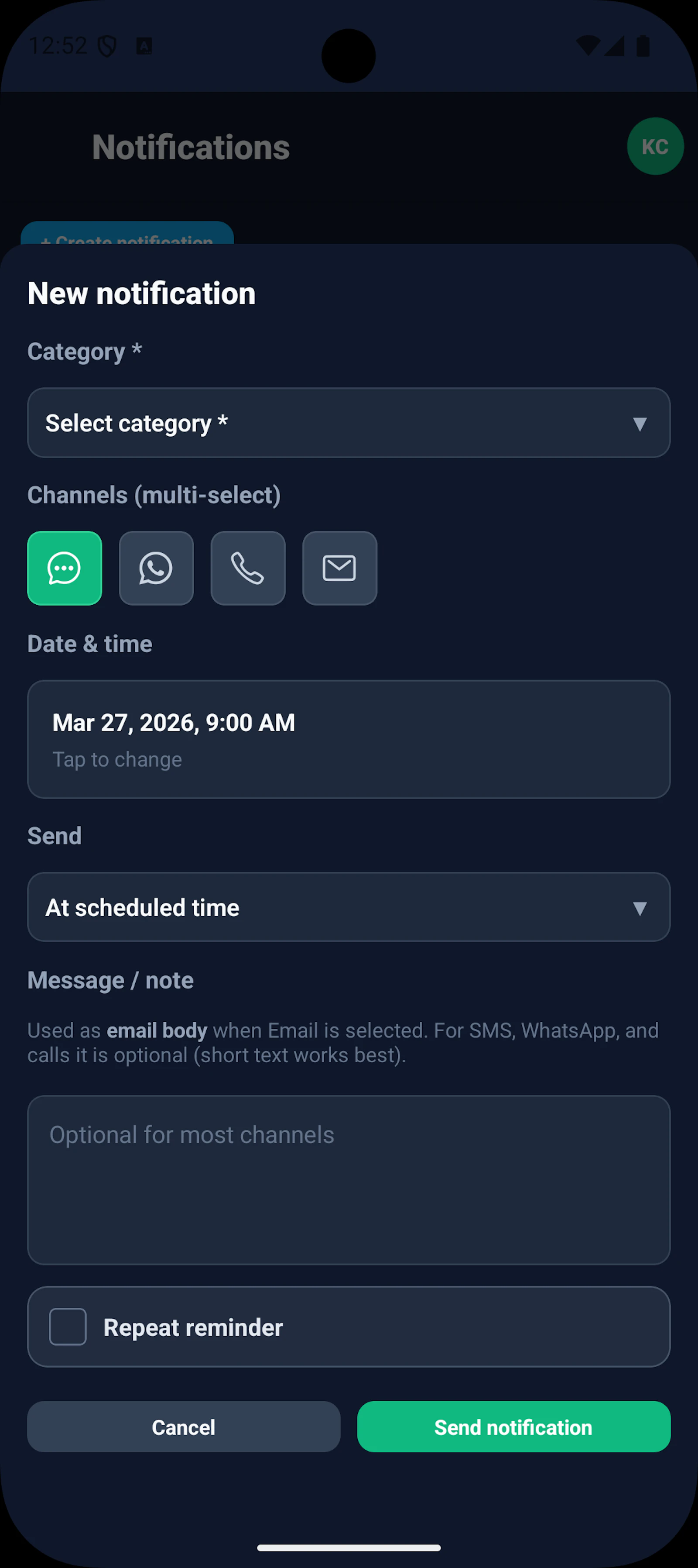 MyNotifyAssist screenshot 3