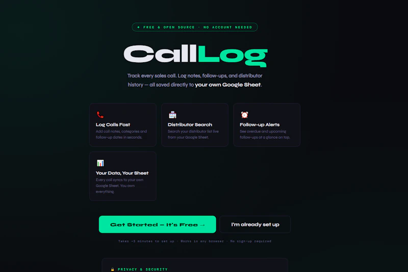 Call logs & followup screenshot 1