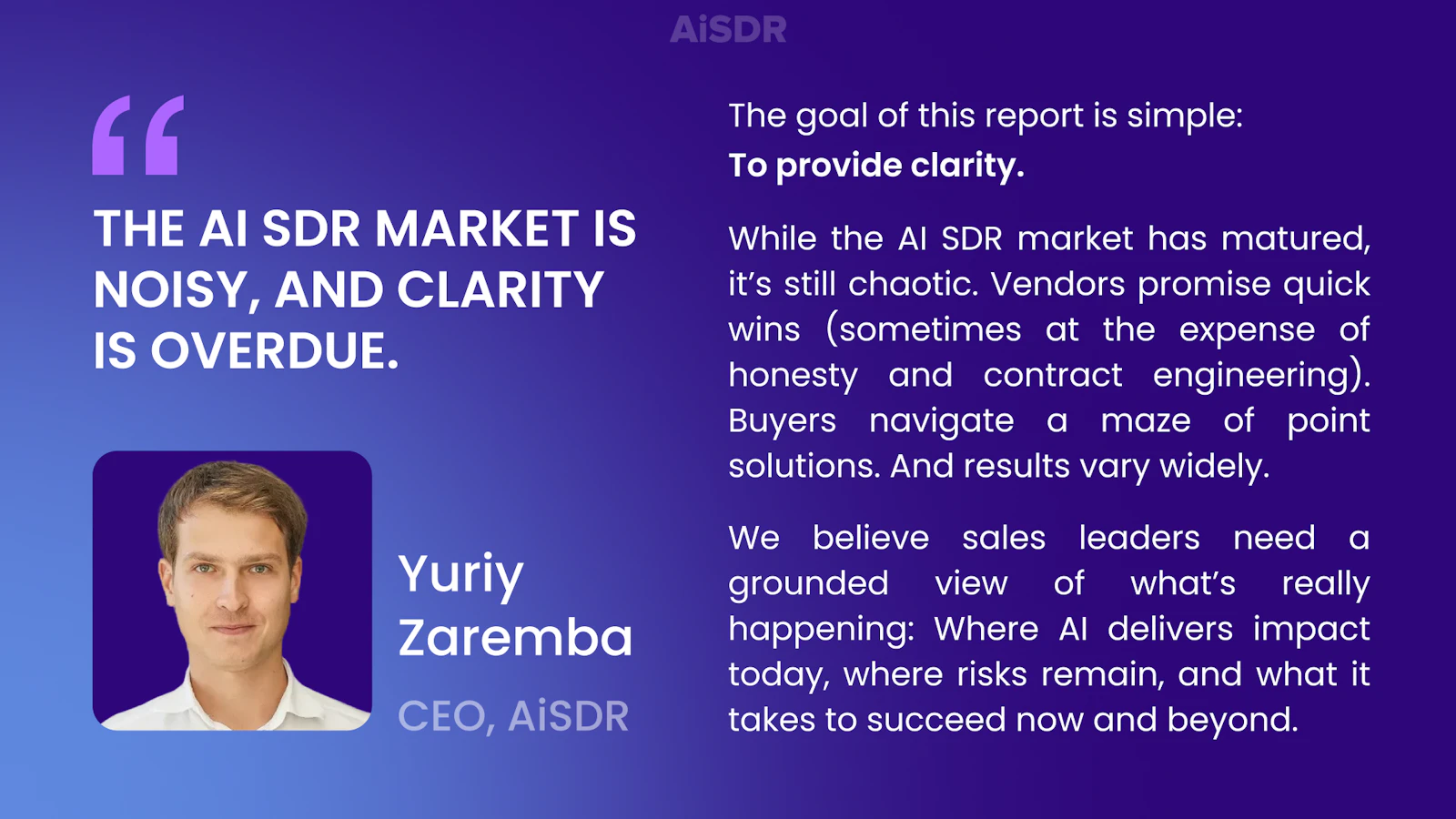 State of AI SDR Industry 2026 screenshot 2