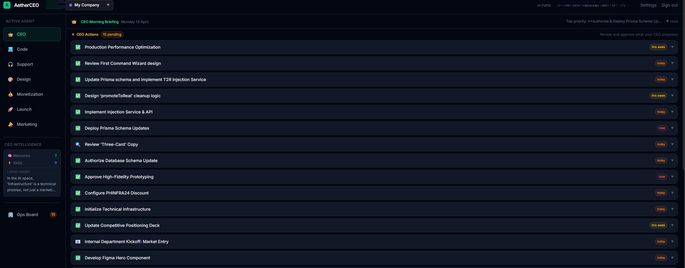 AetherCEO — Your AI Executive Team gallery image
