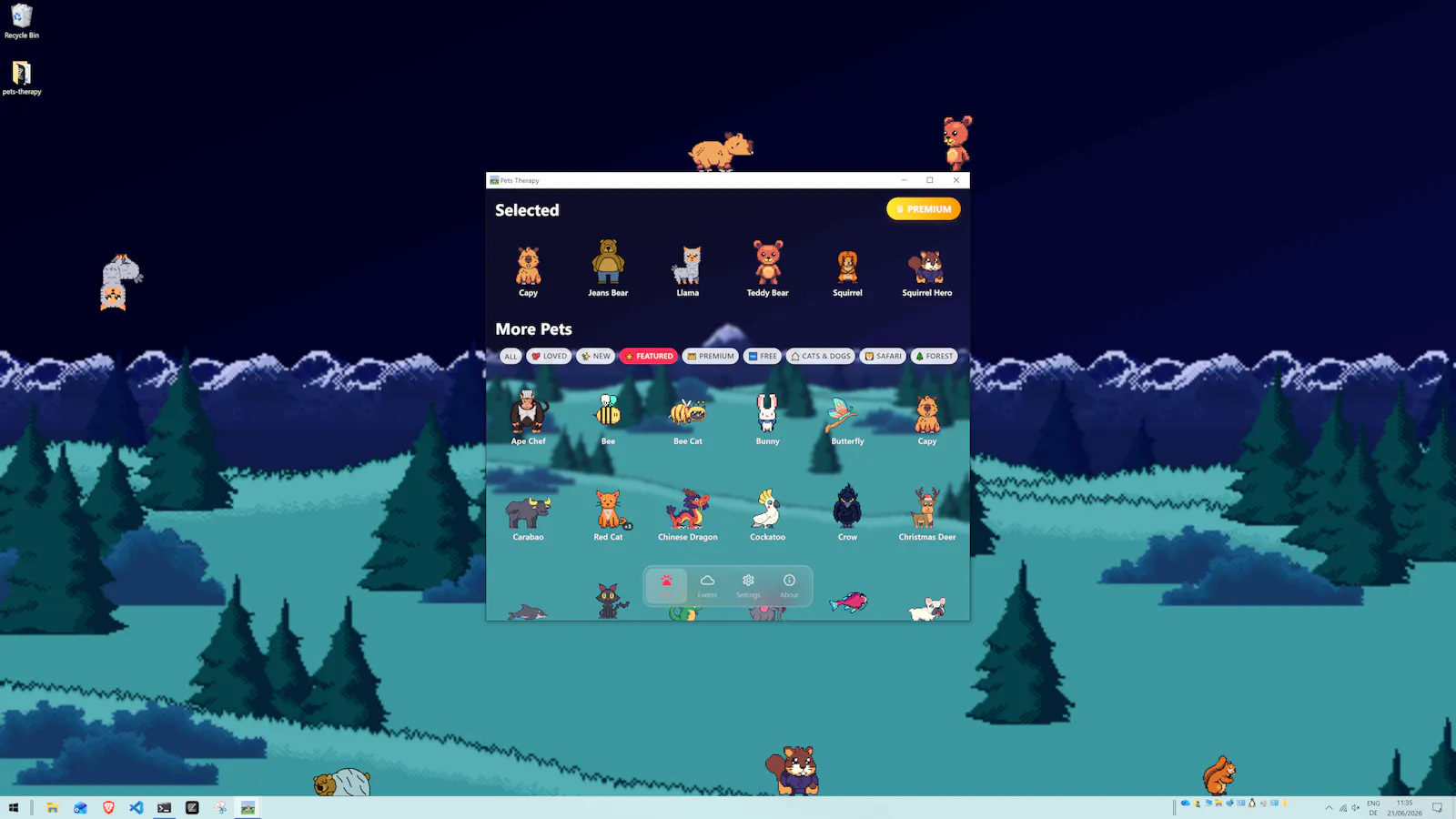 Pets Therapy - Desktop Pets screenshot 6