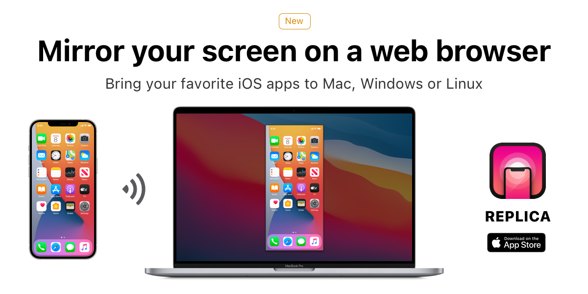 Replica 3.0 Mirror your iOS screen on a modern web browser Product Hunt