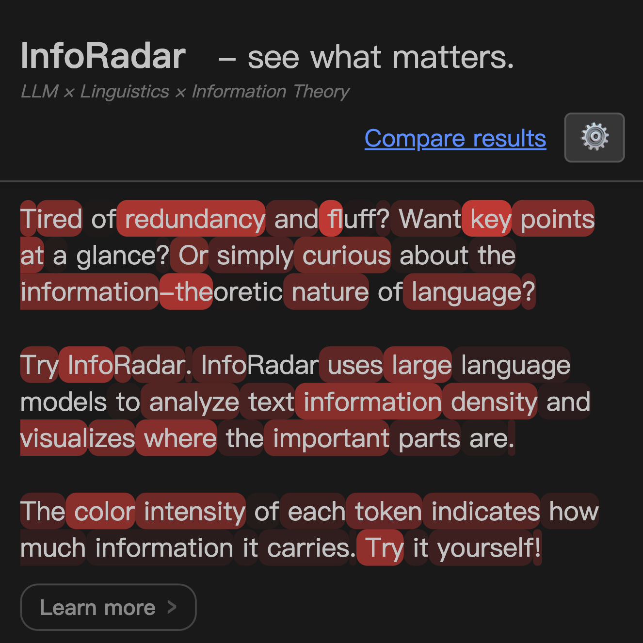 InfoRadar - Product Hunt launch logo and brand identity