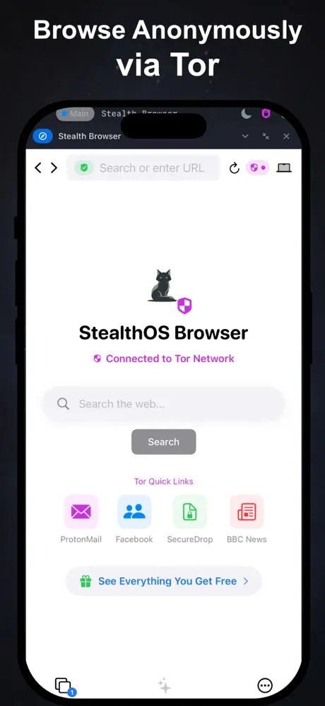 StealthOS - Screenshot 3 showing product features and functionality