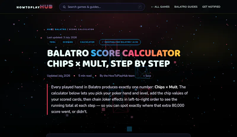 HowToPlayHub screenshot 4