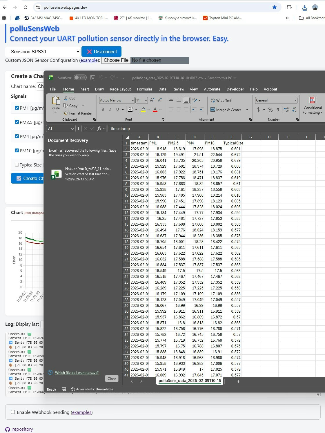 polluSensWeb gallery image