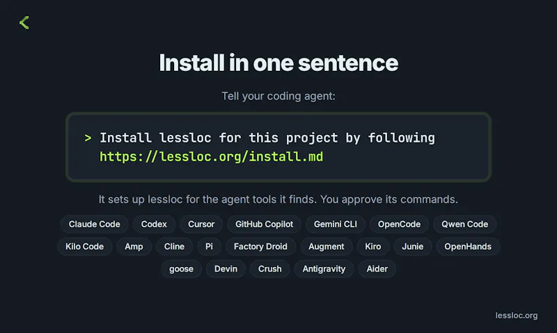 lessloc screenshot 5