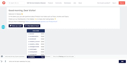 Veezoo Embedded Analytics gallery image
