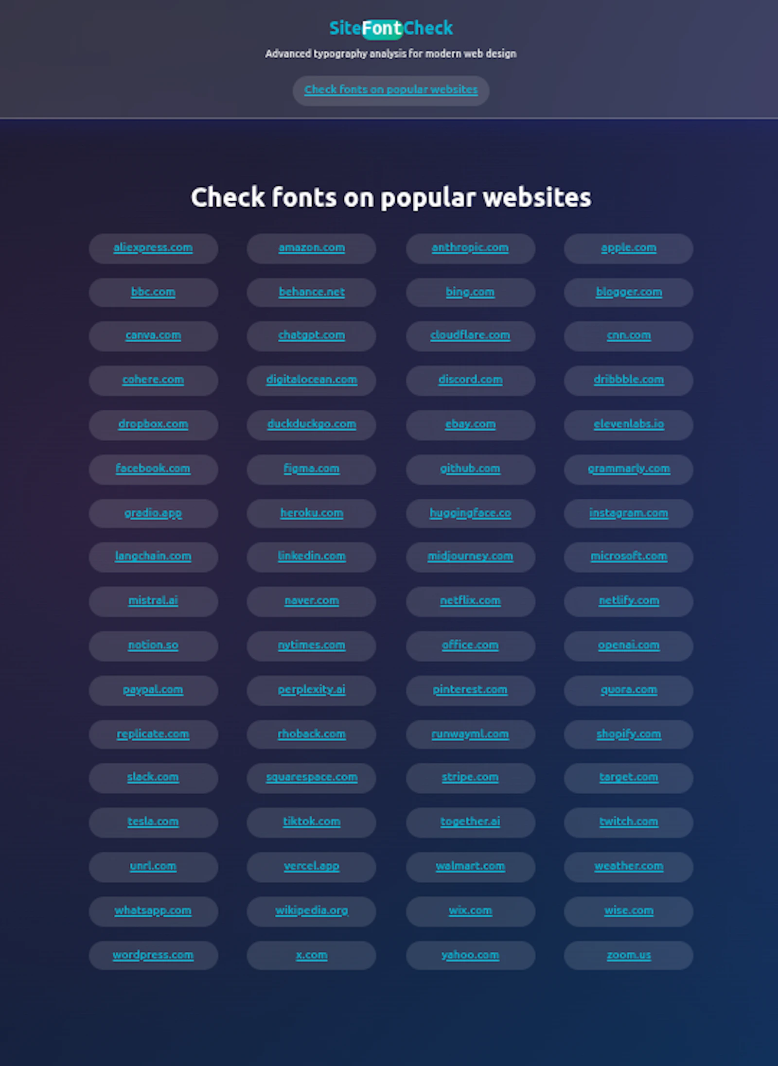 SiteFontCheck screenshot 3