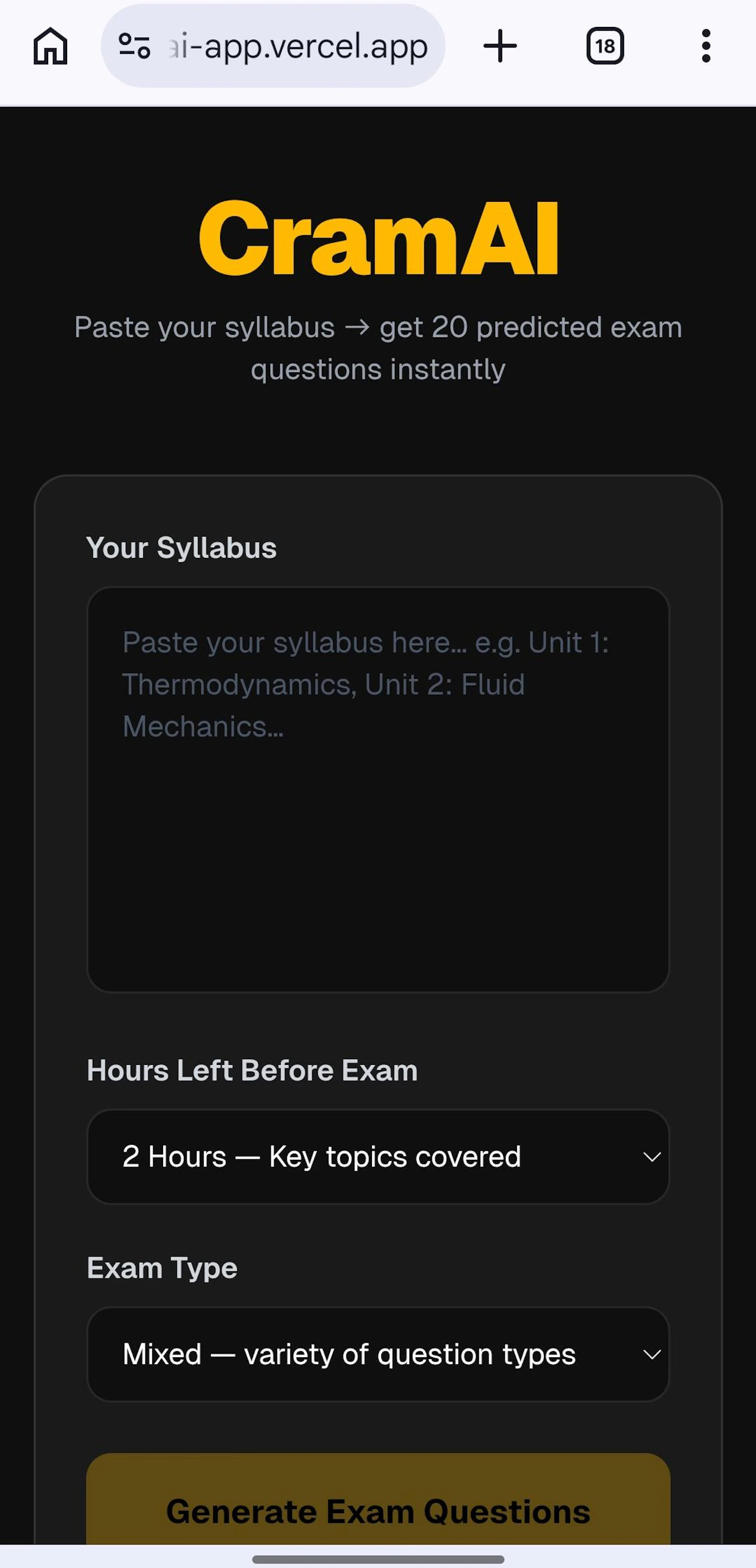 CramAI screenshot 4