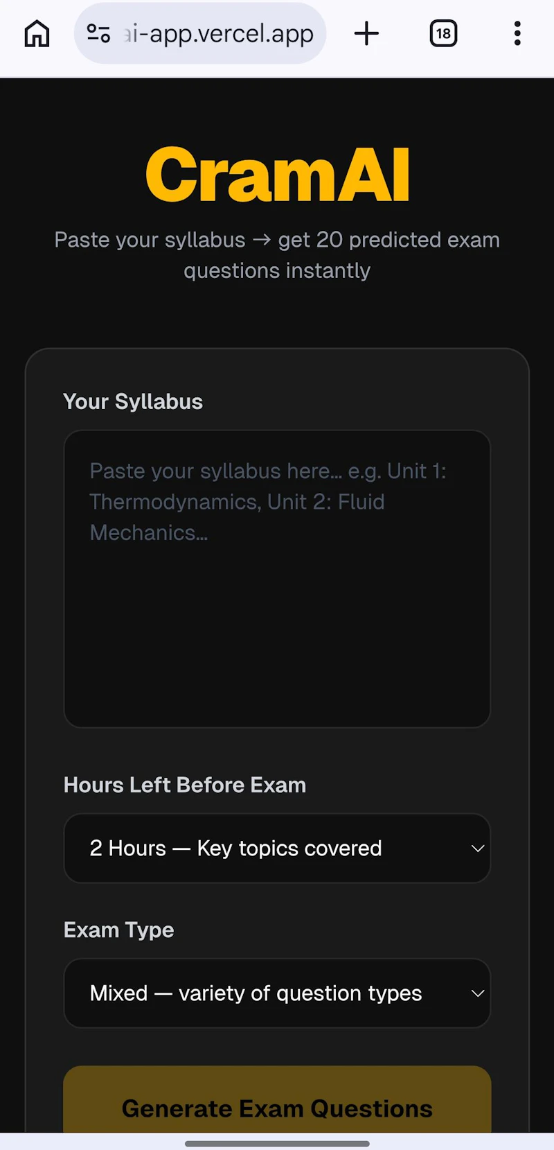 CramAI screenshot 4