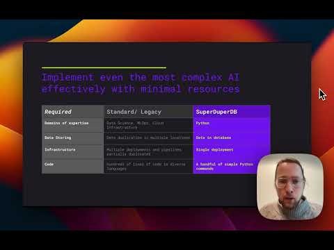 startuptile SuperDuperDB-Bring AI to your database