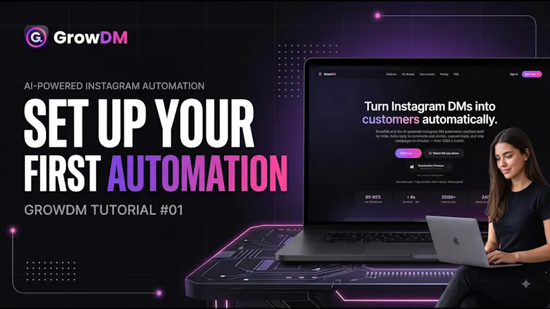GrowDM screenshot 1 (video preview)