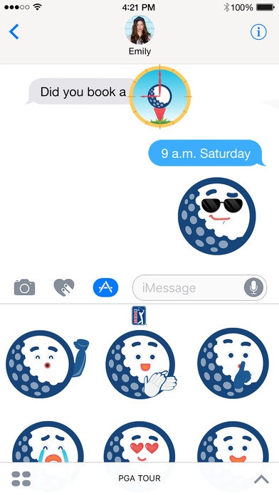 PGA TOUR Emoji Keyboard gallery image