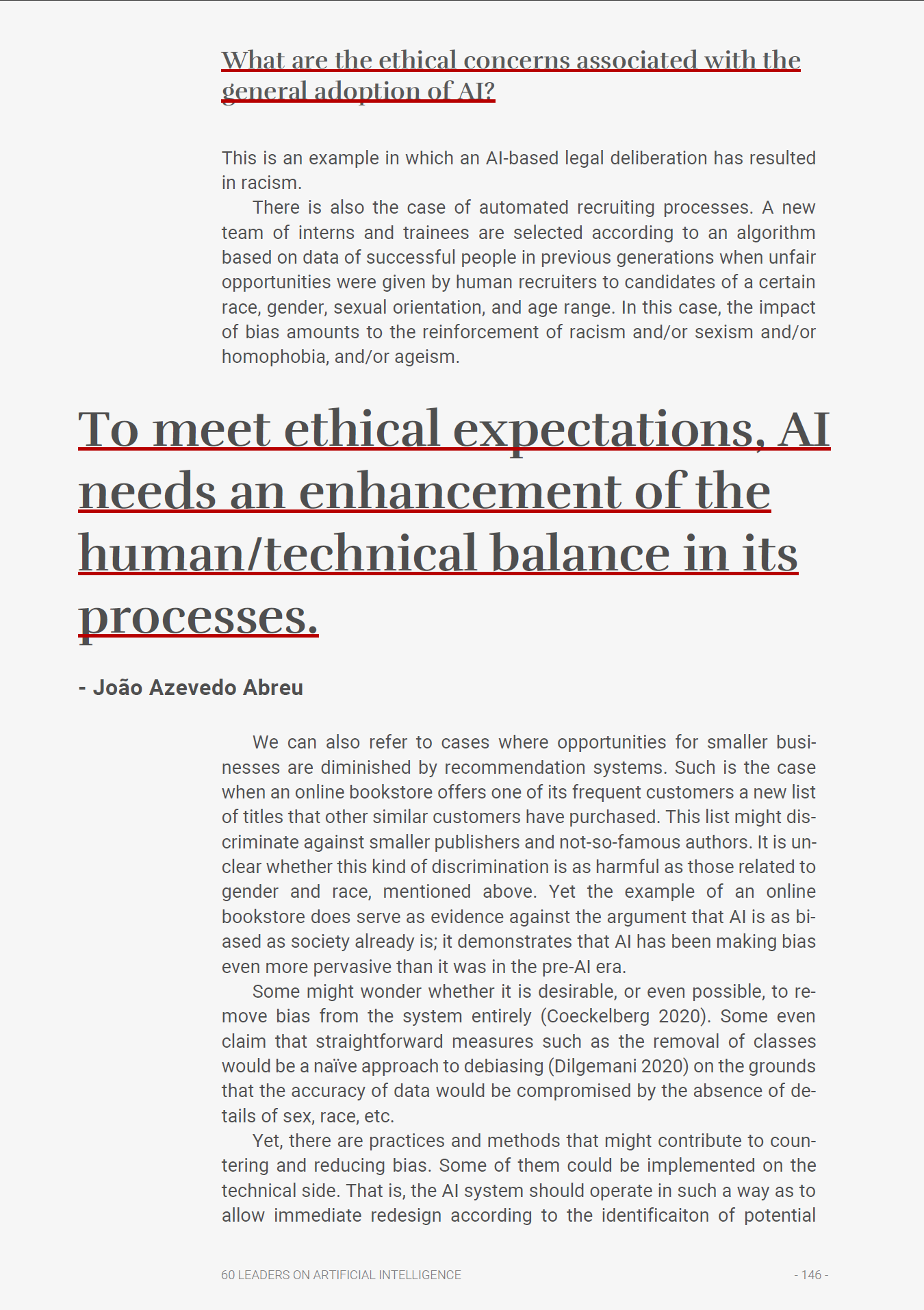 60 LEADERS ON ARTIFICIAL INTELLIGENCE - From Algorithms to Ethics. A holistic view of AI media 24