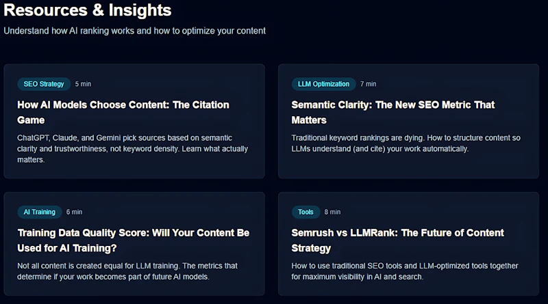 LLMRank Jet screenshot 5