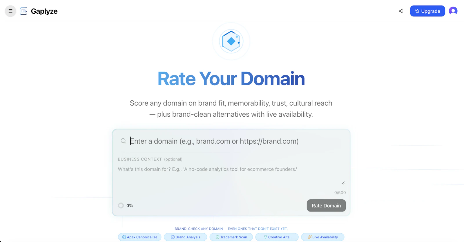 Gaplyze screenshot 2