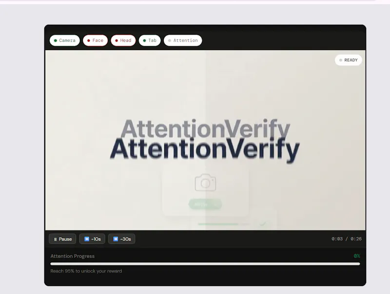 AttentionVerify  screenshot 2