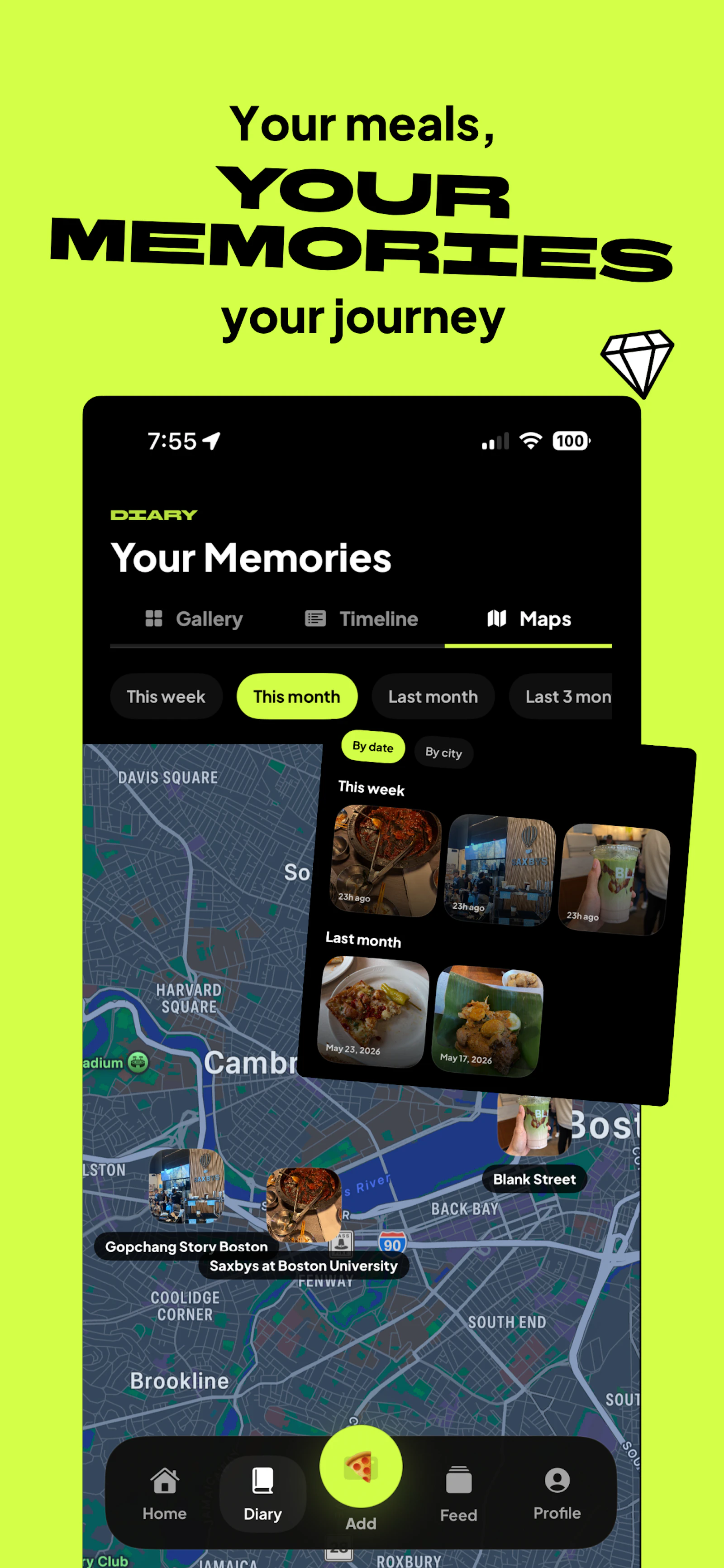 Vibinn: Social Food Diary screenshot 4