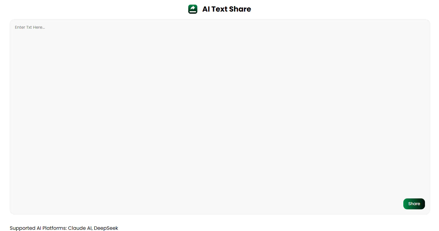 AI Text Share 截图 1