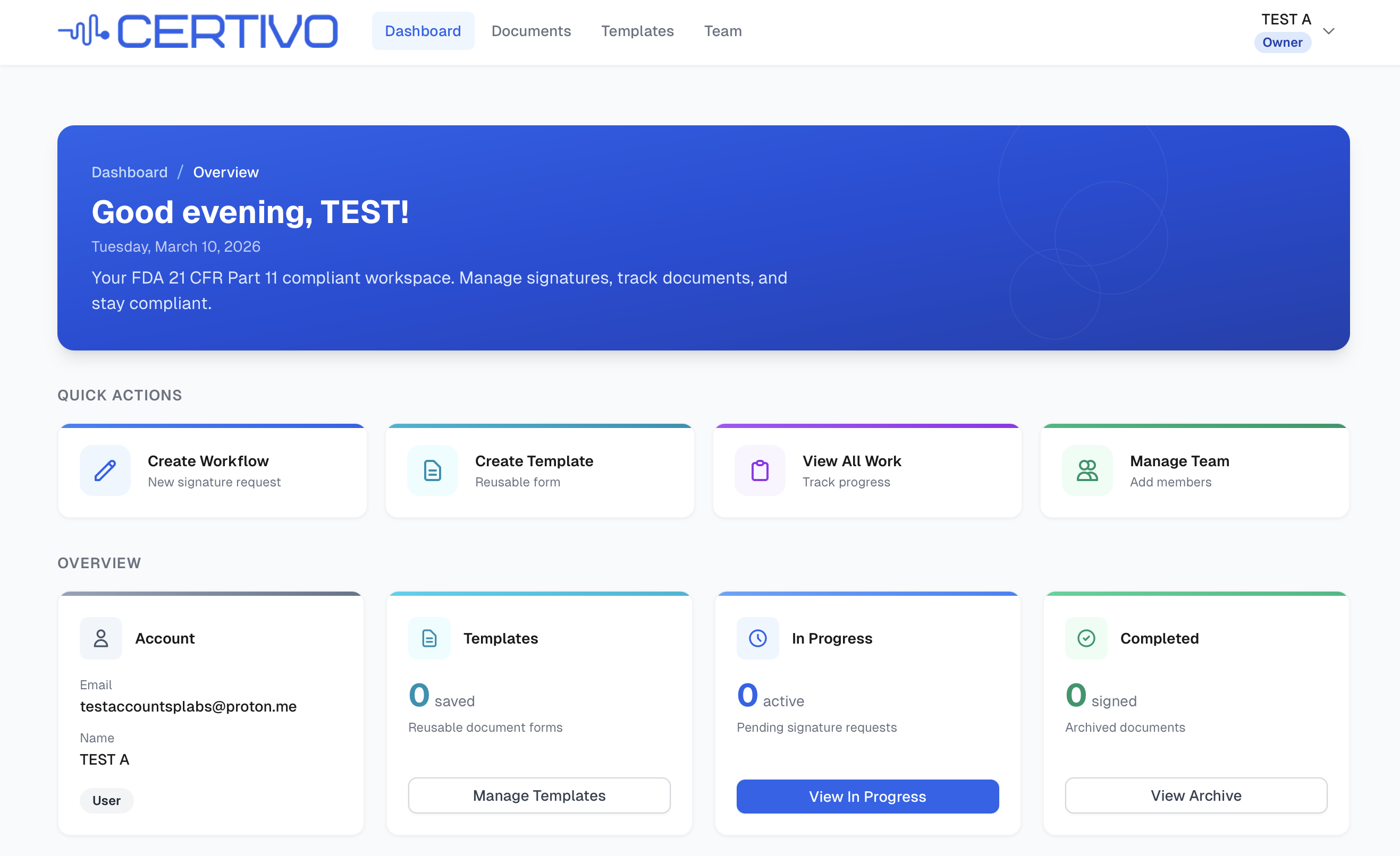 Certivo - Screenshot 2 showing product features and functionality