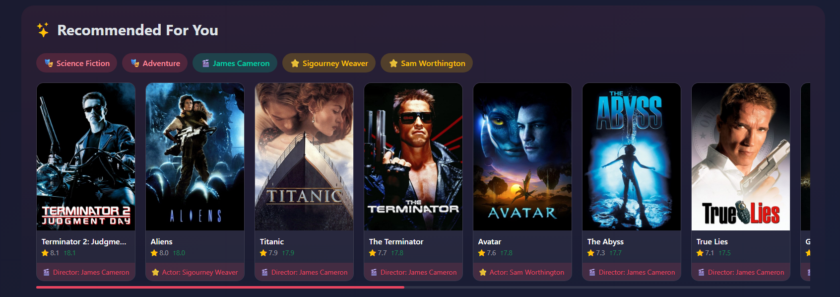 CinemAI - Screenshot 3 showing product features and functionality