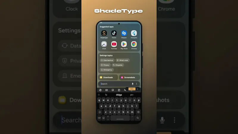 ShadeType screenshot 1 (video preview)