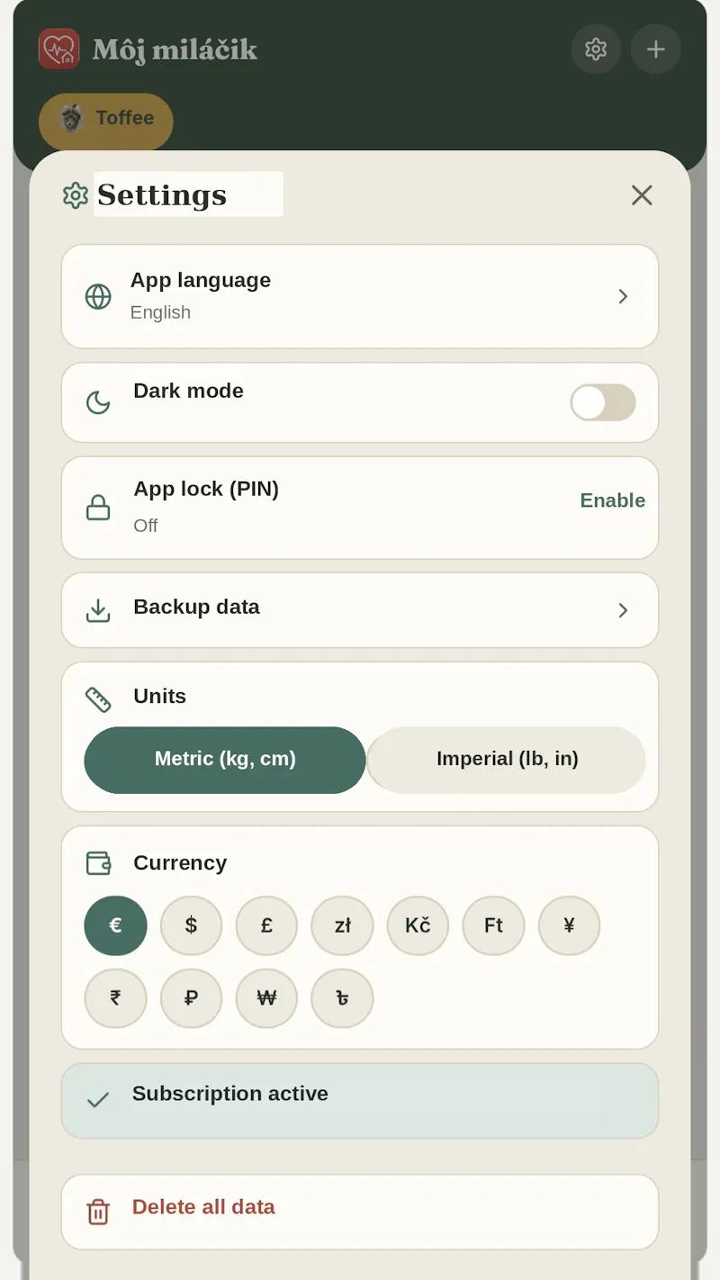 Môj miláčik screenshot 6
