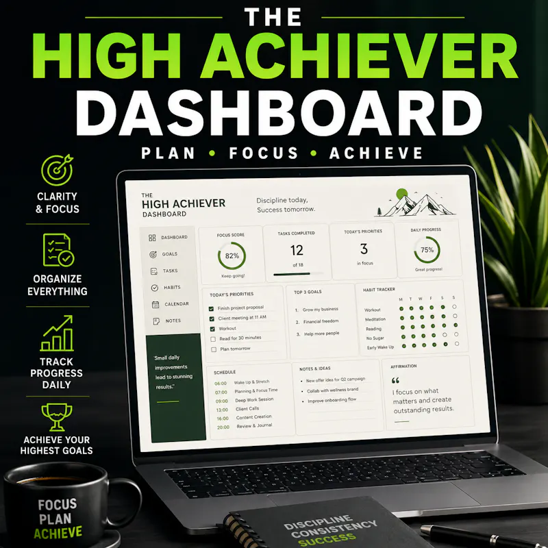 The High Achiever Dashboard  screenshot 3