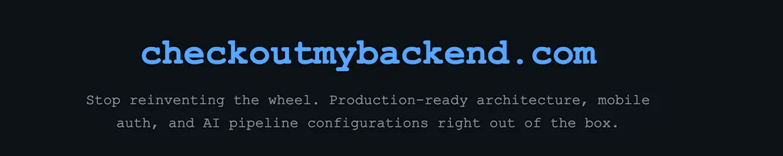 CheckOutMyBackend gallery image