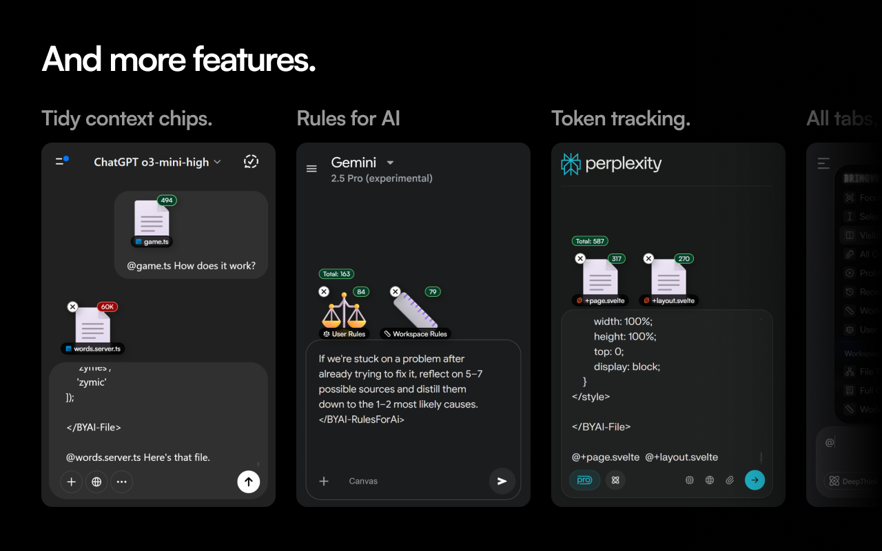 Media B Rye Perhutanan - Konteks code segera di mana -mana laman web sembang AI 6