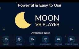 Moon Player for XR/VR/AR media 1