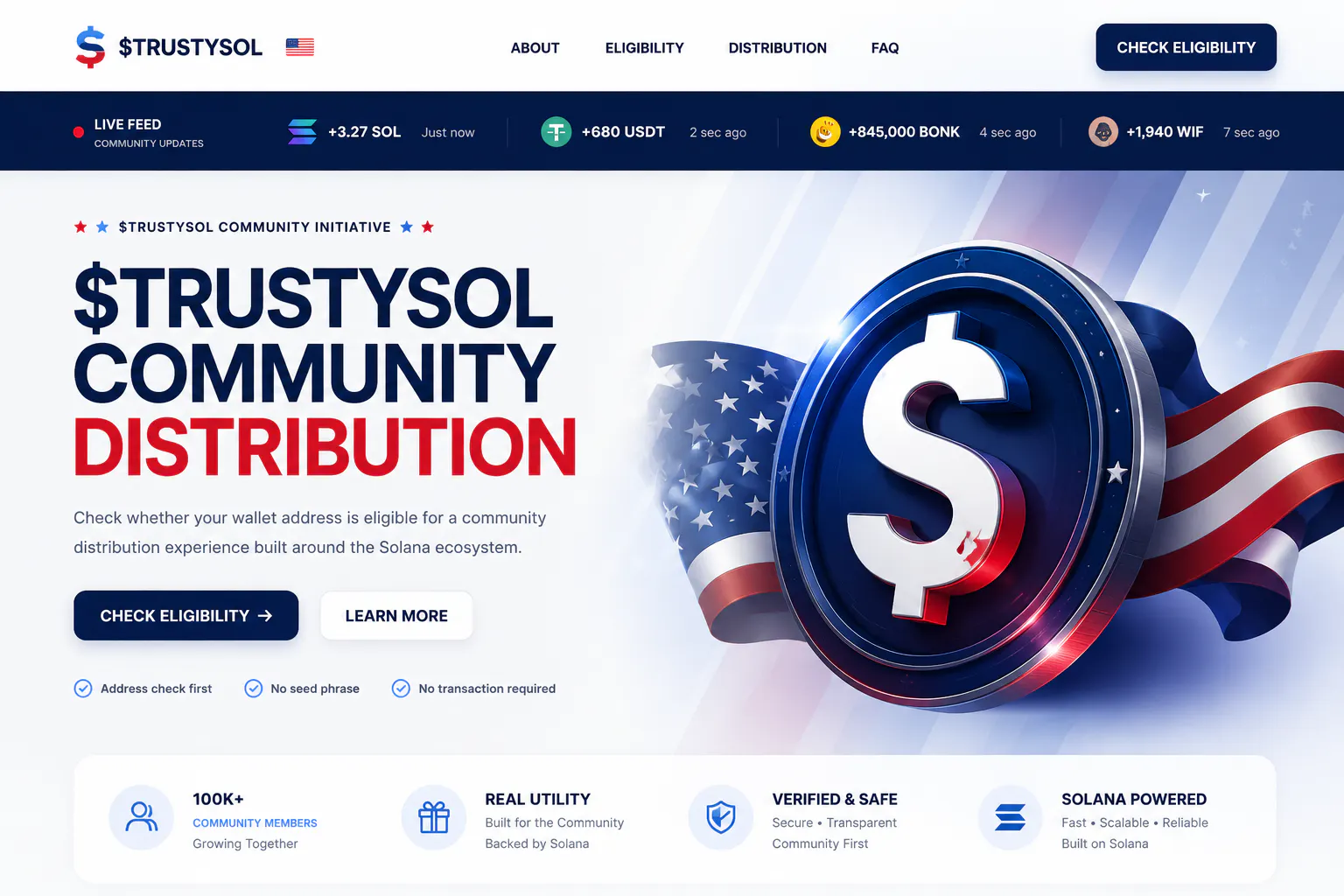 Solana USA — Community Eligibility gallery image