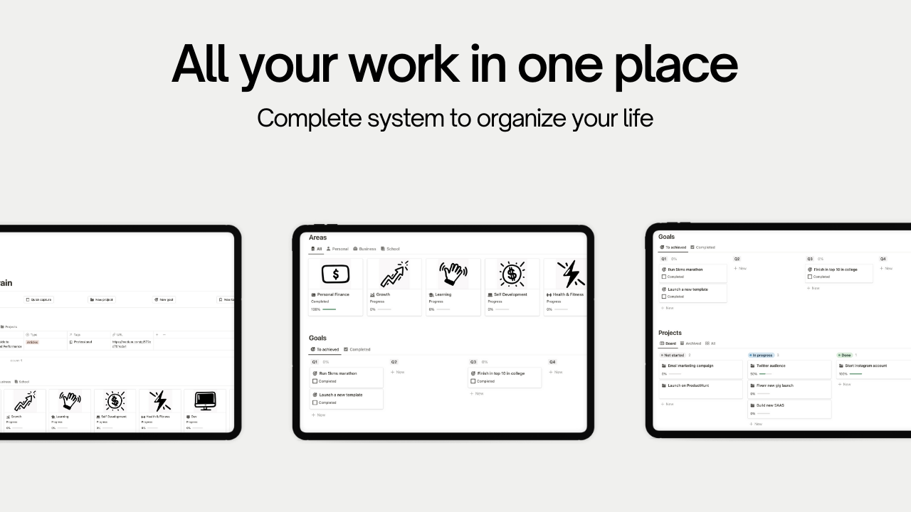 Notion Ultimate Second Brain gallery image