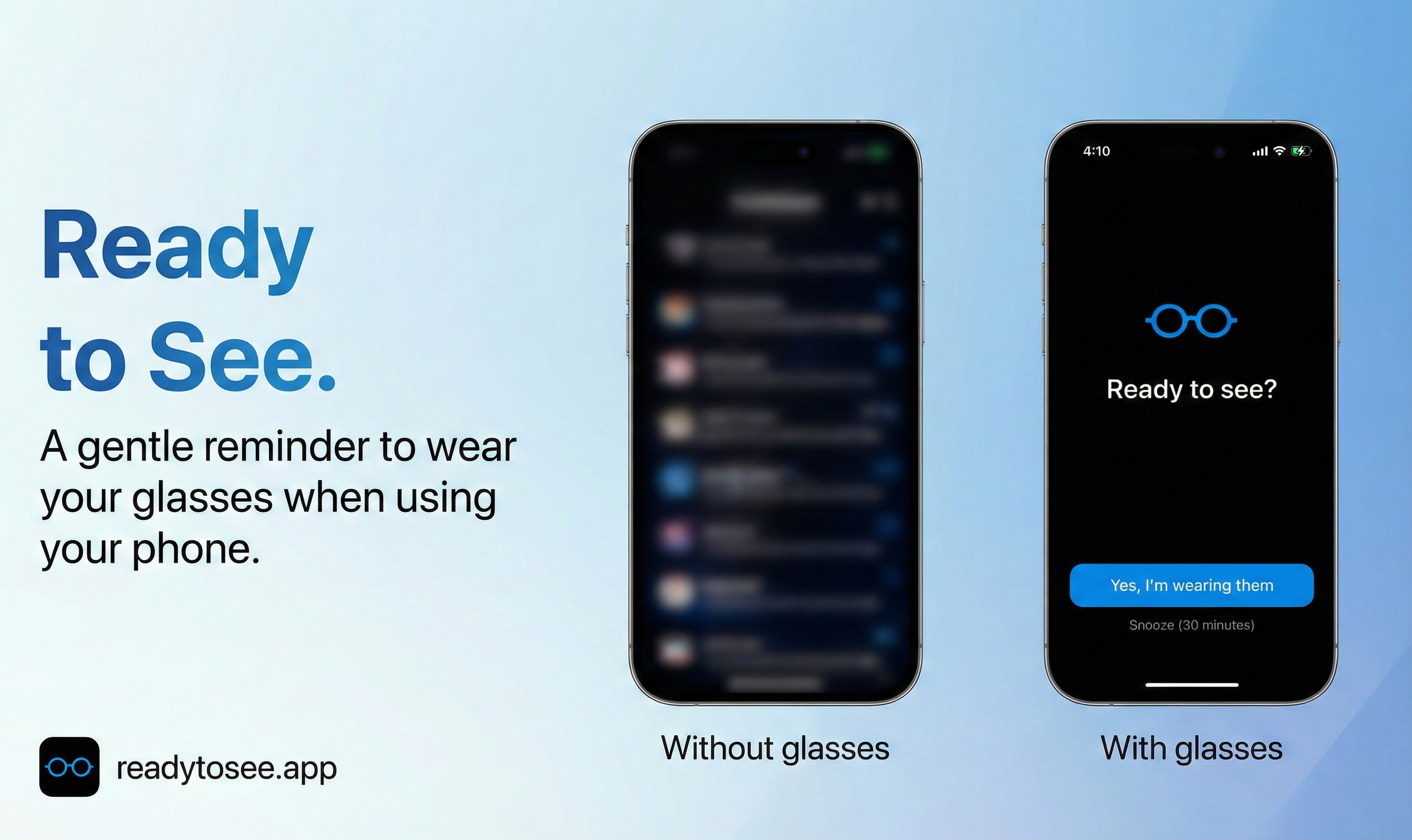 Ready to See - Main product screenshot demonstrating key features and user interface