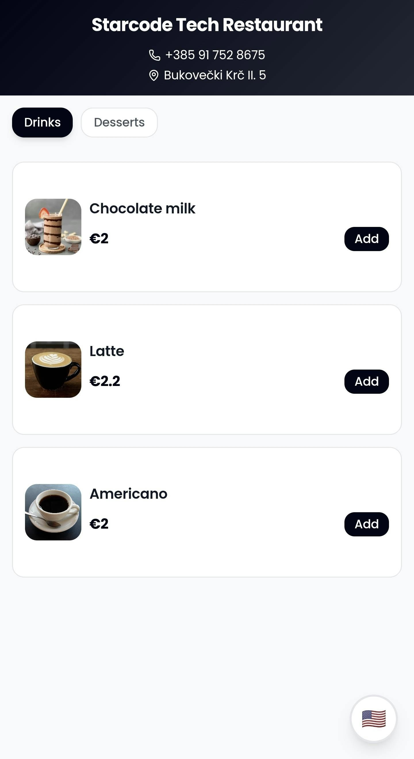 QREZ - Cloud Menu Hosting gallery image