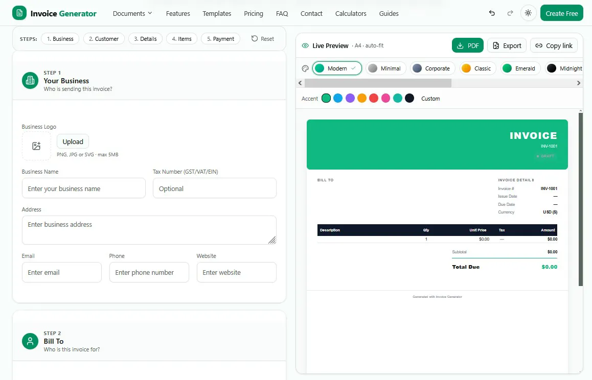 Invoice Generators gallery image