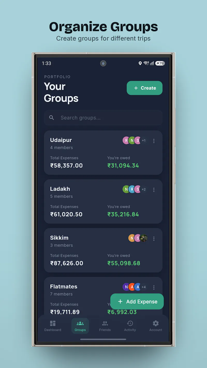 Splitwell: Split expenses screenshot 2